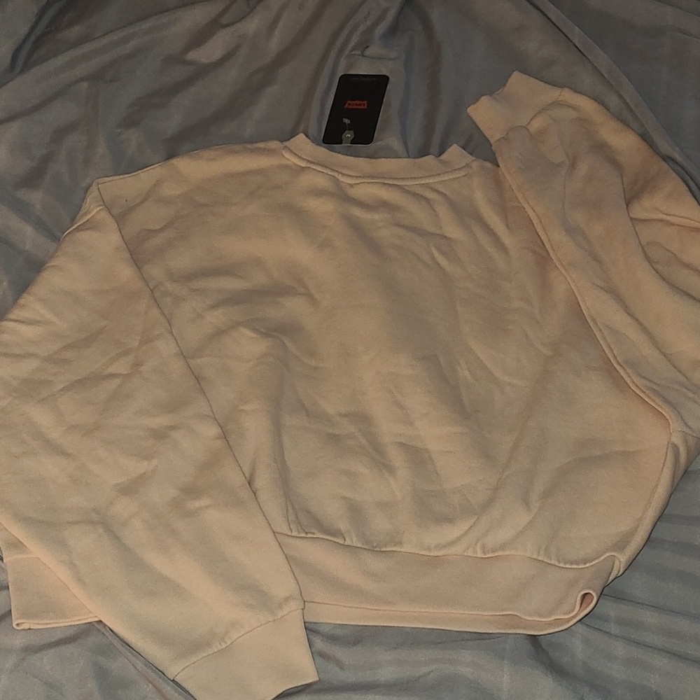 Levi's Woman Cropped Sweater,Pink, Size XL - Picture 4 of 8